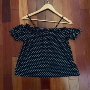 over the shoulder shirt